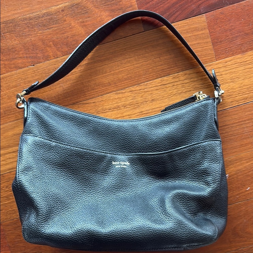 Kate Spade Black Leather Shoulder Bag